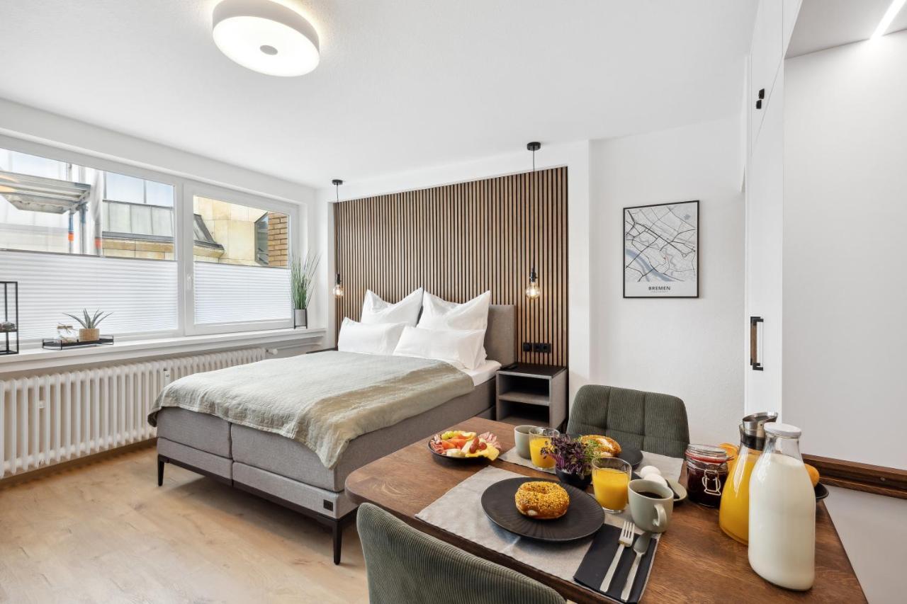 Modernes Studio Am Bremer Dom Mit Balkon Kültér fotó